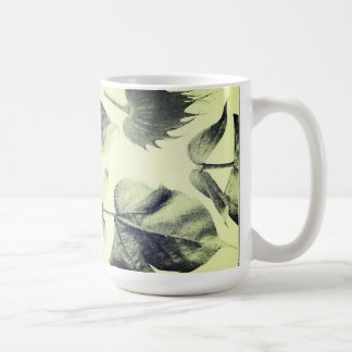 Vintage höst löv kaffemugg