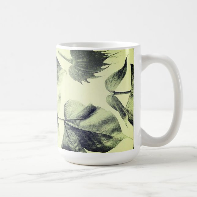 Vintage höst löv kaffemugg (Höger)