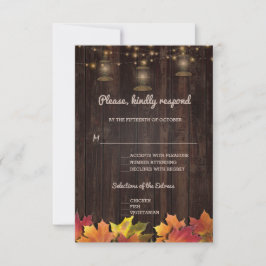 Vintage Höst löv OSA av gamla landningsmönster Kort