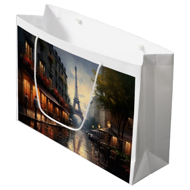 Vintage hösten i Paris Frankrike (Framsidan Vinklad)