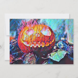 Vintage höstpumpor höstfärger akvarell  inbjudningar