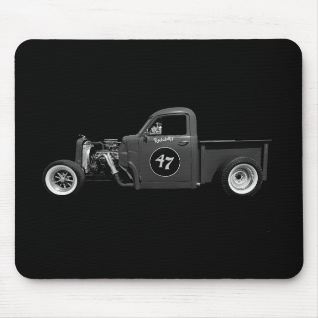 Vintage Hot rod Lastbil Musmatta (Framsidan)