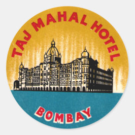 Vintage Hotel & Travel Sticker Runt Klistermärke