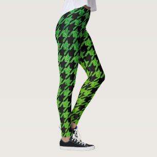 vintage Houndstooth mönster Leggings