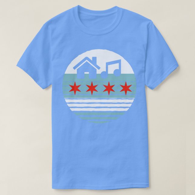 Vintage House Music T Shirt (Design framsida)