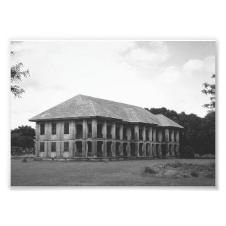 Vintage House Photo Print Fototryck