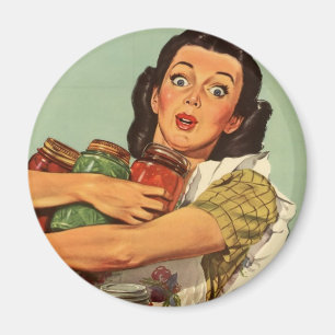 Vintage Housefru Magnet
