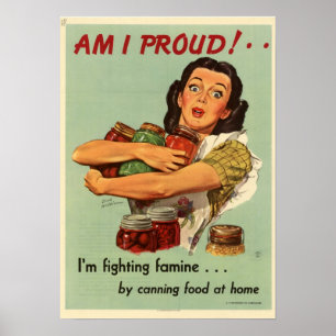 Vintage Housefru Poster