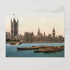 Vintage Houses of Parliament London Vykort