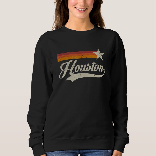 Vintage Houston Texas Houston Baseball Proud T Shirt (Framsida)