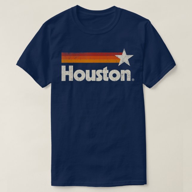 Vintage Houston Texas Houston Strong Rand T Shirt (Design framsida)