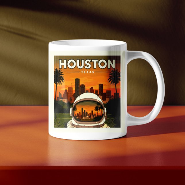 Vintage Houston Texas Kaffemugg (Skapare uppladdad)