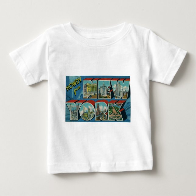 Vintage Howdy från New York Tee (Framsida)