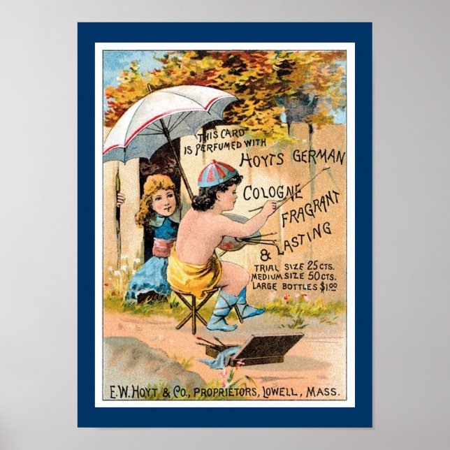Vintage Hoyt Kölkort Poster (Framsidan)