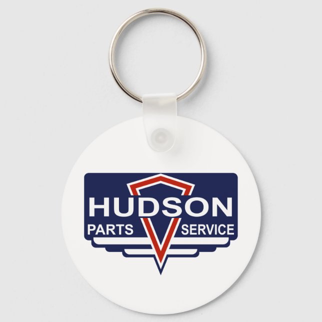 Vintage Hudson-reservdelstecken Nyckelring (Framsida)