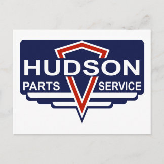 Vintage Hudson-reservdelstecken Vykort
