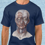 Vintage Human Anatomy Science, Head Throat Nose Tröja<br><div class="desc">Vintage illustrerar människors hälsa och anatomi teckning,  där huvudet och ansikte har blodkärl,  vener,  ligament,  senor och muskler. En frontalvy över muskelstrukturen i nacke,  huvud och ansikte. Underbar utformning för vetenskapliga och biologiska organismer.</div>