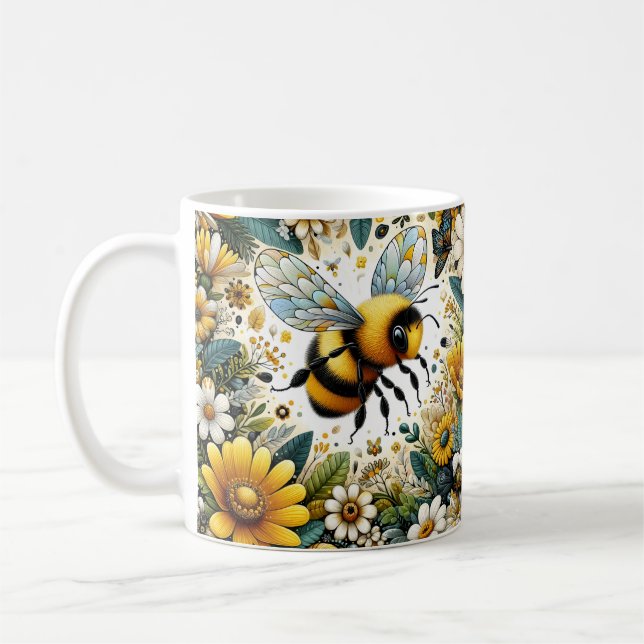 Vintage Humla Kaffemugg (Vänster)