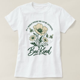 Vintage Humla och Vilda Blommor T Shirt