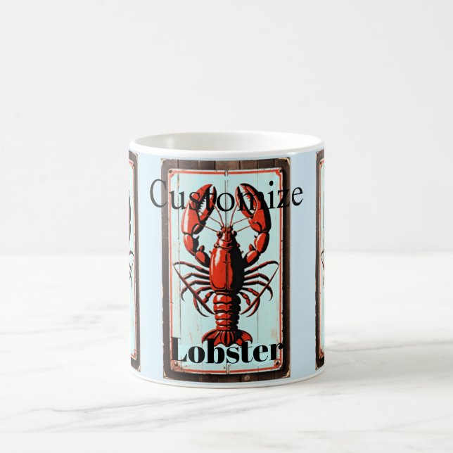 Vintage Hummer skylt Thunder_Cove Kaffemugg (Center)