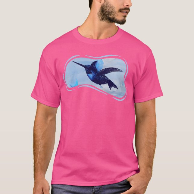 Vintage hummingbird family t shirt (Framsida)