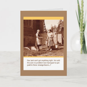 Vintage humor, Jackens bönkort Kort