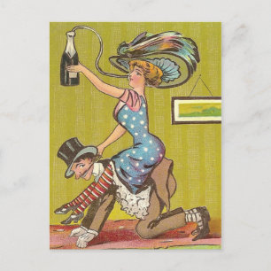 Vintage Humor Vykort