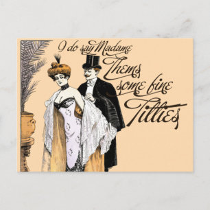Vintage Humor Vykort