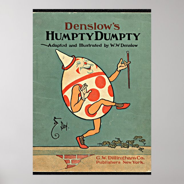 Vintage Humpty Dumpty Poster (Framsidan)