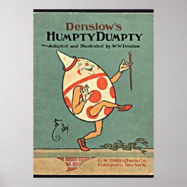 Vintage Humpty Dumpty Poster