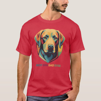 Vintage hund bästa hundägare-vän roligt t shirt