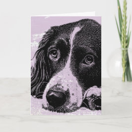 Vintage Hund, födelsedag Kort