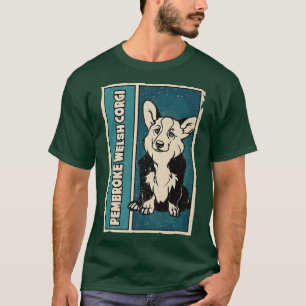 Vintage Hund Pembroke Welsh Corgi1373 T Shirt