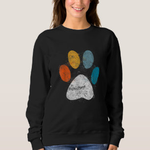 Vintage Hund Valp Hund Tassavtryck Hund Kärlek Hu T Shirt