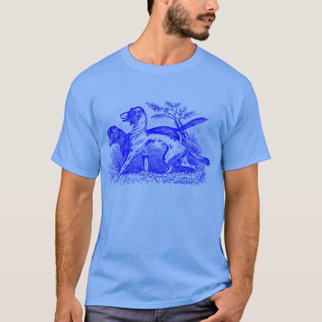 Vintage Hundar T Shirt (Framsida)