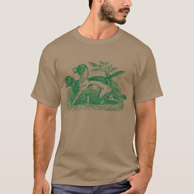 Vintage Hundar T Shirt (Framsida)