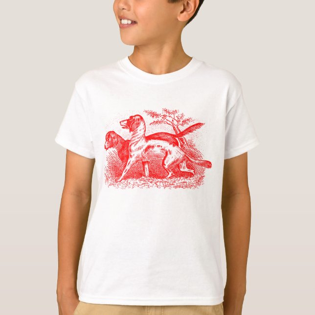 Vintage Hundar Tee Shirt (Framsida)