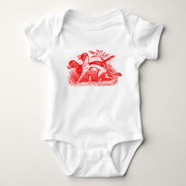 Vintage hundar tee shirt (Framsida)