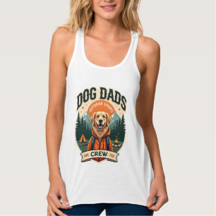 Vintage hundpappor Outdoor Sports Crew Golden Retr Linne Med Racerback
