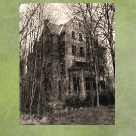 Vintage Hundrahus Real Photo Halloween Decor Poster
