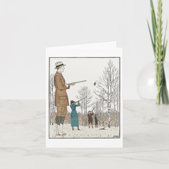 Vintage Hunting Kort (Framsida)