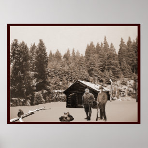 Vintage Hunting Poster