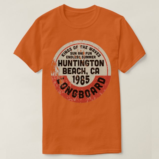 Vintage Huntington Beach T Shirt (Design framsida)