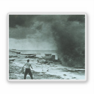 Vintage Hurricane Wave Klistermärken