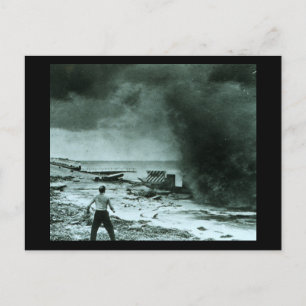 Vintage Hurricane Wave Vykort