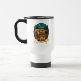 Vintage Husbilsliv Gott Livt Äventyr Campingmärke Resemugg