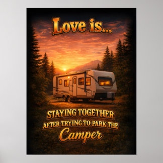 Vintage husvagn bootleg poster