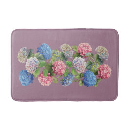 Vintage Hydrangea Baddruk Badrumsmatta