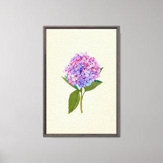 Vintage Hydrangea Canvastryck