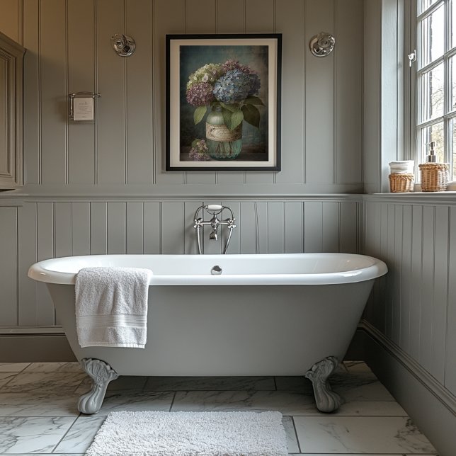 Vintage Hydrangea utskrivbara väggkonst (Skapare uppladdad)